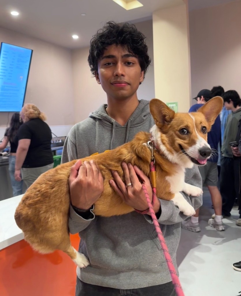Making friends at a demo day