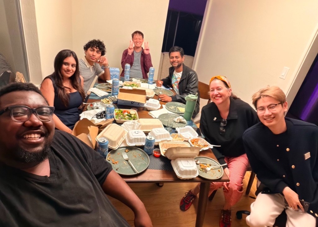 Dinner with the people we build with